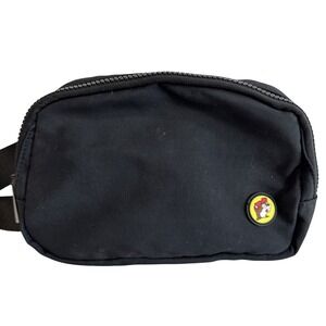 Buc-ees Black Fanny Pack Belt Bag with Buck Beaver Logo Adjustable Strap
